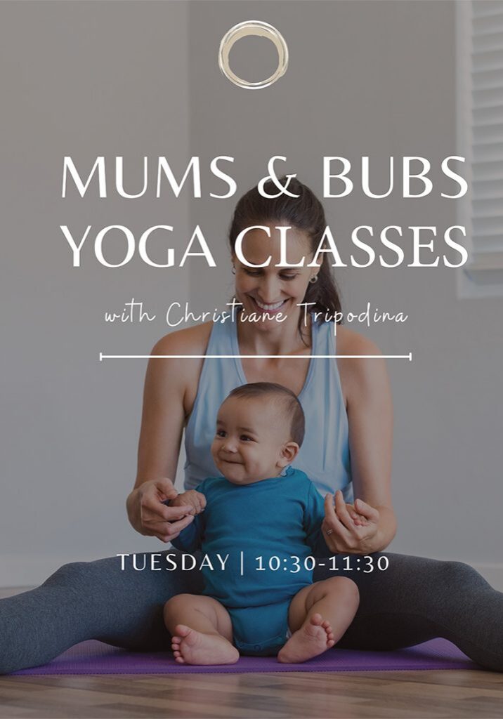 Mum and Bub yoga class Tuesdays